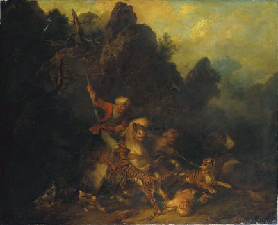 Tiger Hunt by Sir Peter Francis Bourgeois